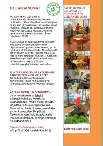 Ilolansanomat 10 2015